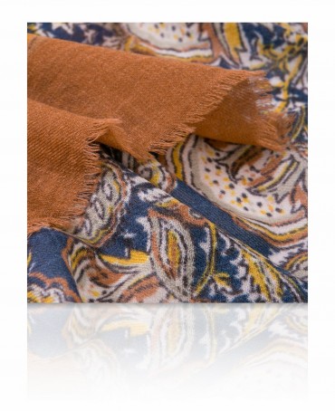 Палантин Унисекс W70.TW4-SK29/BLUE.YELL